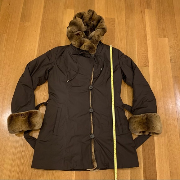 New Jessica Wilde Fur Trim coat with removable lining - Picture 12 of 14